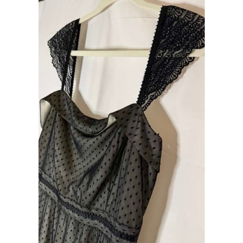 Ann Taylor LOFT Dotted Swiss Dress Designer Look Beautiful Dress sz. 10 - Picture 5 of 7